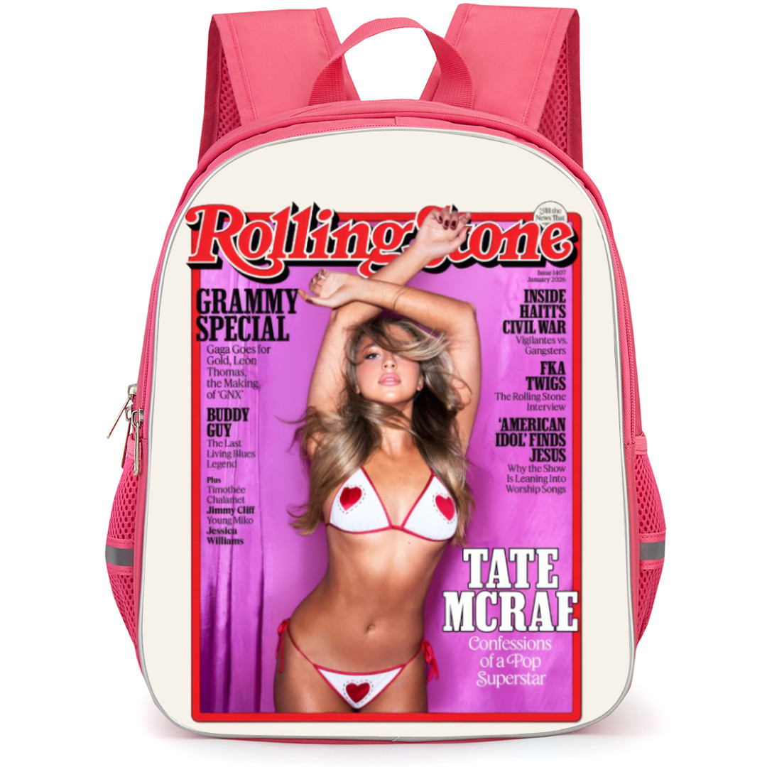 Tate McRae Backpack School Bag StudentPack - Tate McRae Rolling Stone Magazine Cover