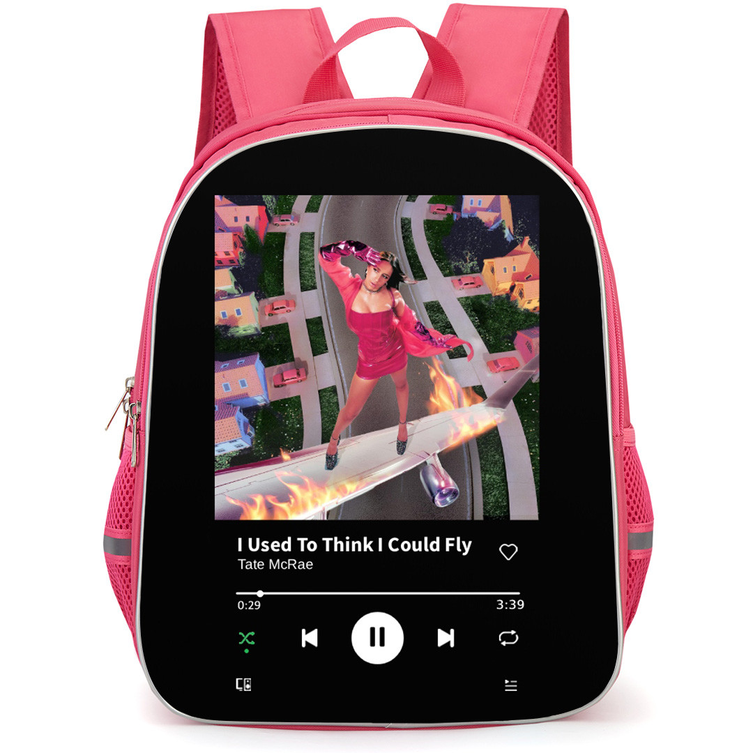 Tate McRae Backpack School Bag StudentPack - Tate McRae I Used To Think I Could Fly Album Cover