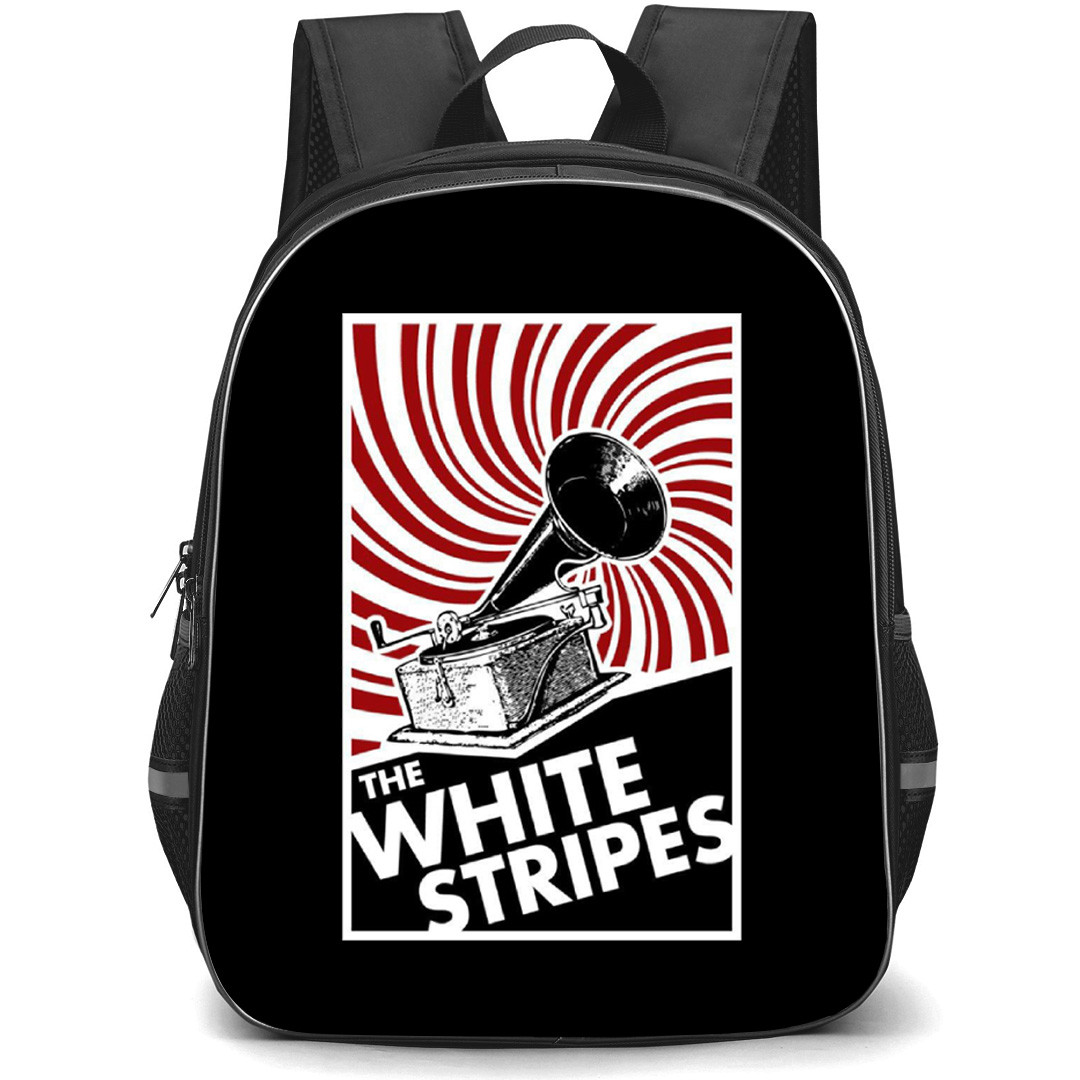 The White Stripes Backpack School Bag StudentPack - Retro Band Poster