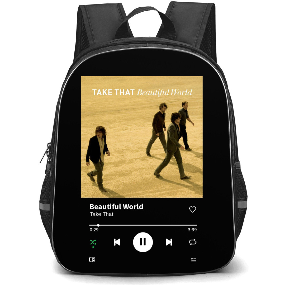 Take That Backpack School Bag StudentPack - Take That Beautiful World Album Cover