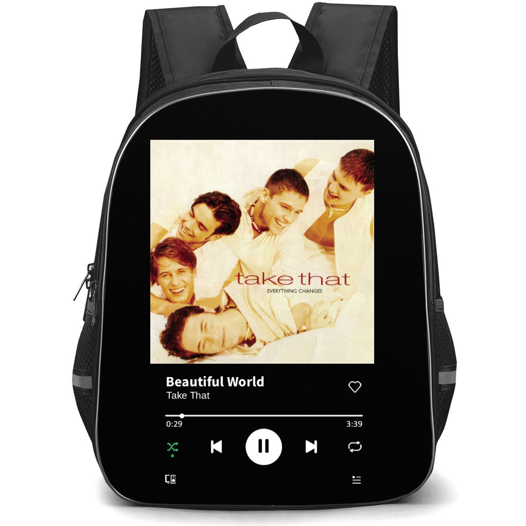 Take That Backpack School Bag StudentPack - Take That Everything Changes Album Art