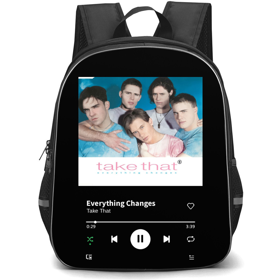 Take That Backpack School Bag StudentPack - Take That Everything Changes Album Cover
