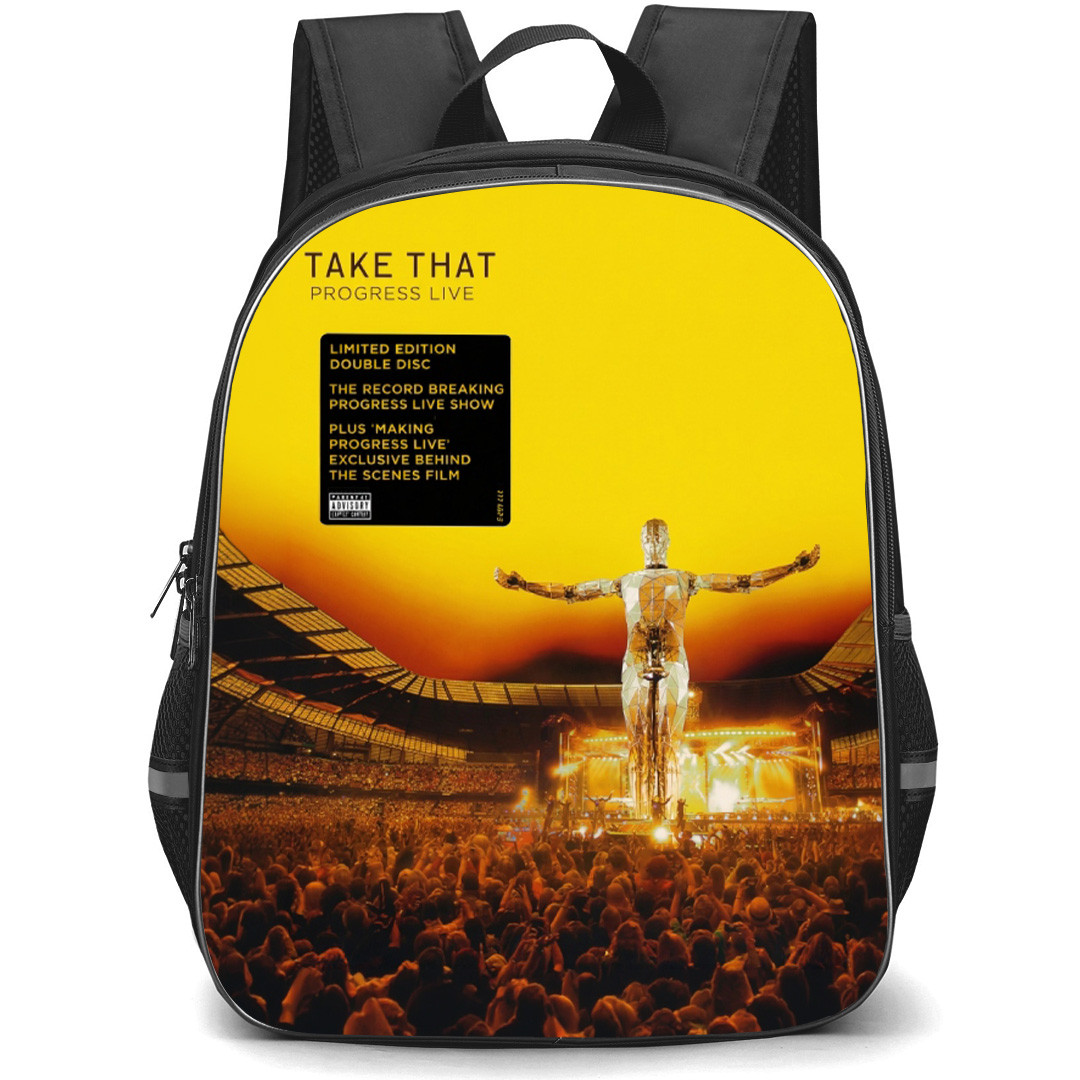 Take That Backpack School Bag StudentPack - Take That Progress Concert Poster