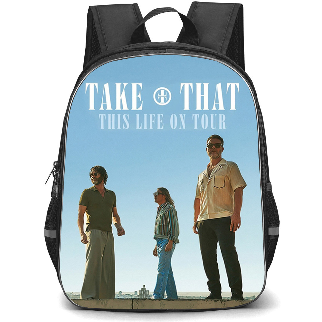 Take That Backpack School Bag StudentPack - Take That This Life On Tour Concert Poster