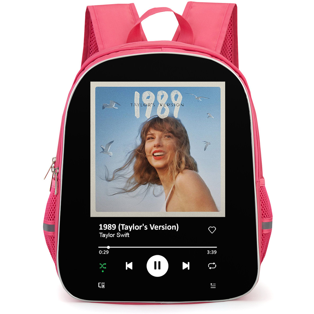 Taylor Swift Backpack School Bag StudentPack - Taylor Swift 1989 Taylors Version Album Cover Spotify Library Poster