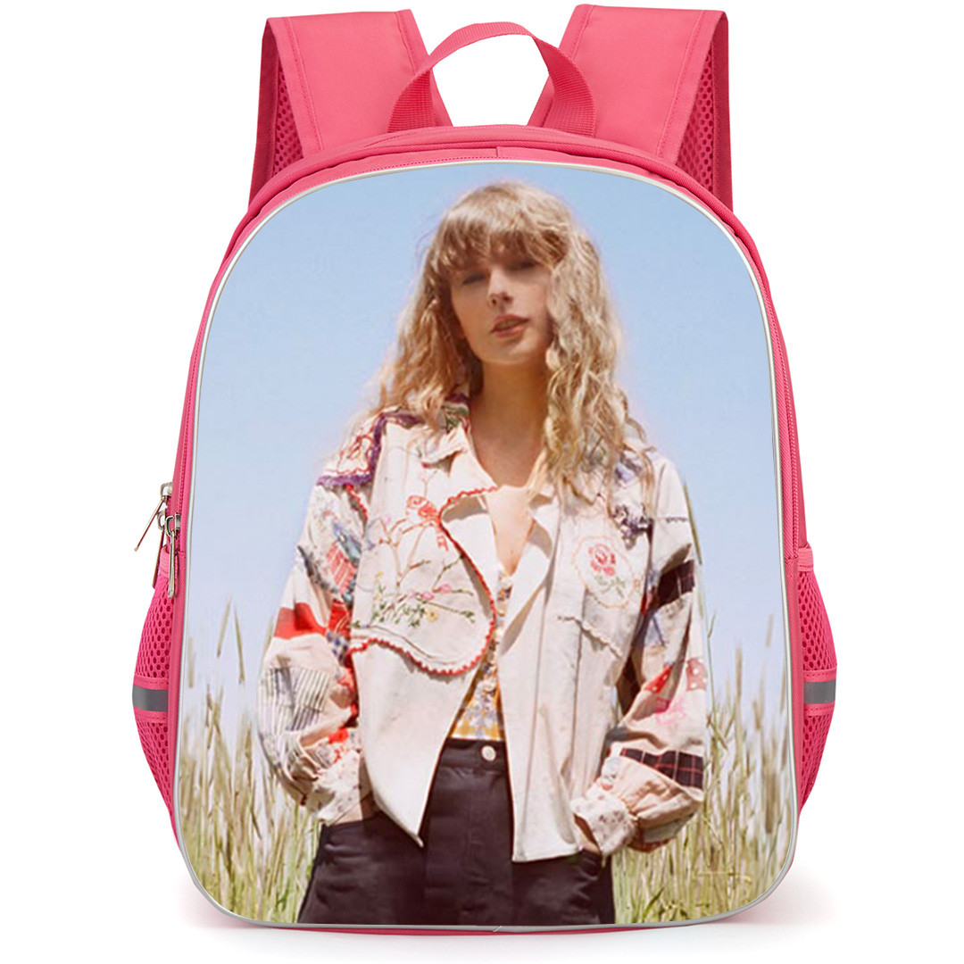 Taylor Swift Backpack School Bag StudentPack - Taylor Swift Cottagecore Portrait Poster