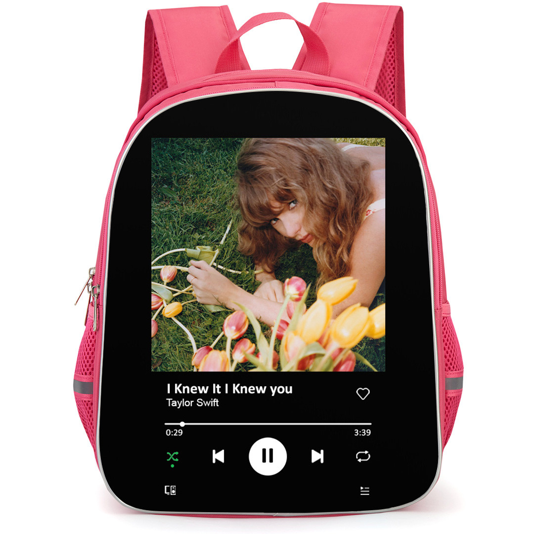 Taylor Swift Backpack School Bag StudentPack - Taylor Swift I Knew It I Knew you Cover Spotify Poster
