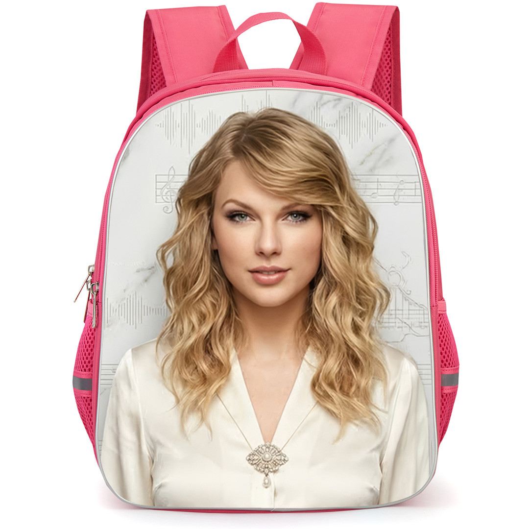 Taylor Swift Backpack School Bag StudentPack - Taylor Swift Silk Outfit Front Profile Poster