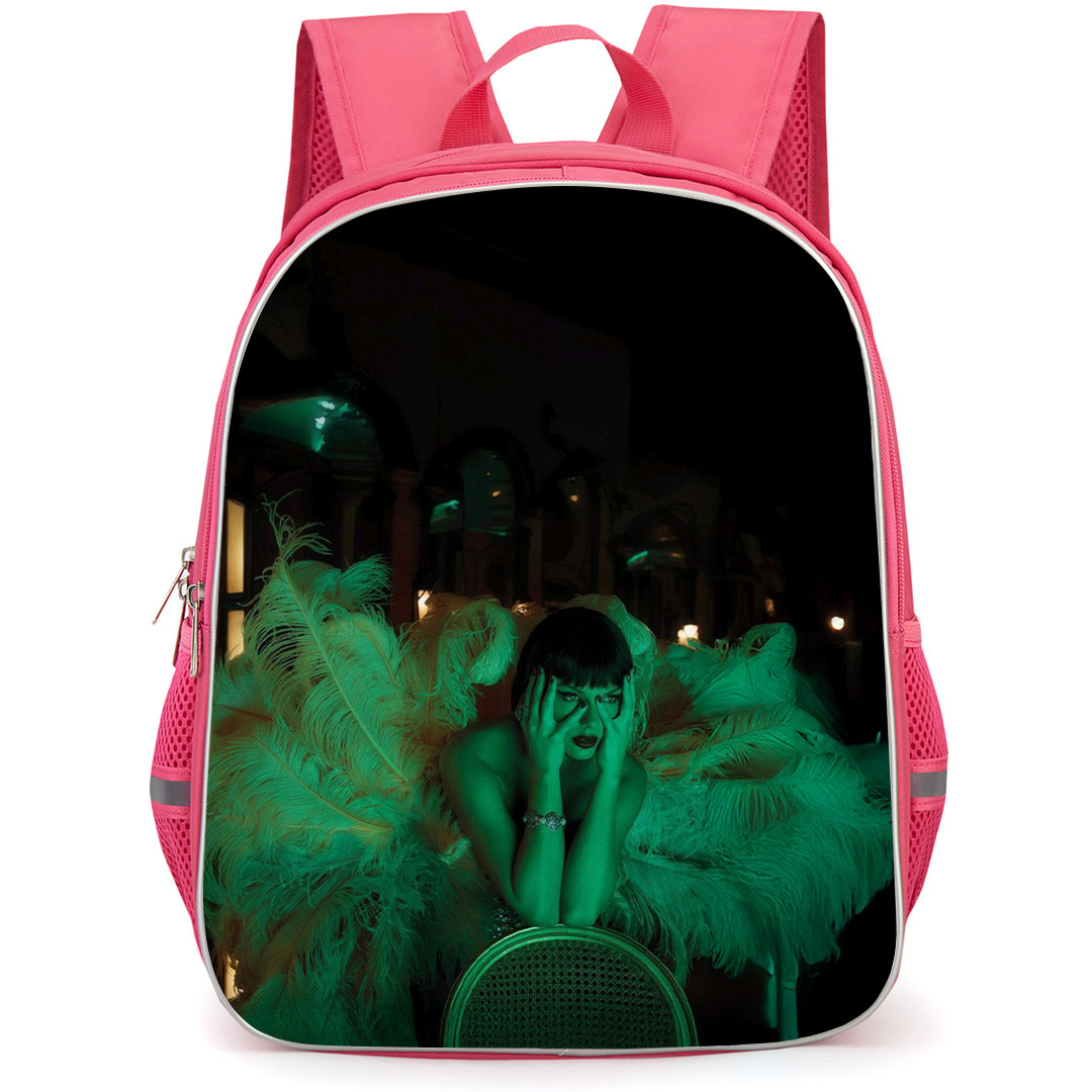 Taylor Swift Backpack School Bag StudentPack - The Life Of Show Girl Elbows On Chair Background