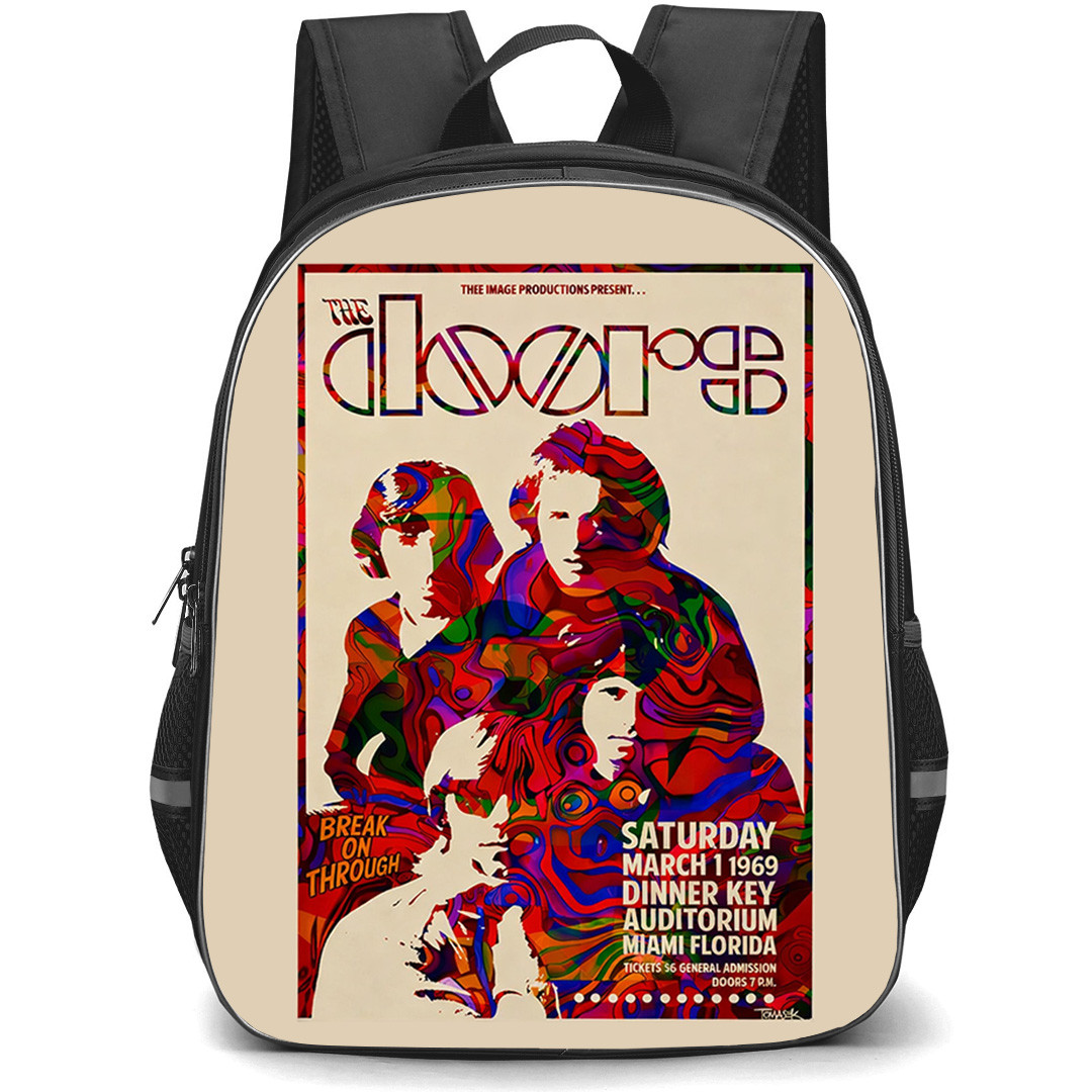 The Doors Backpack School Bag StudentPack - The Doors Break On Through Poster