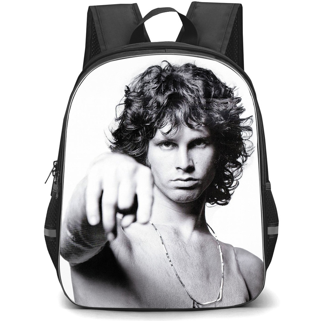Jim Morrison Backpack School Bag StudentPack - Jim Morrison Pointing At Camera Pose