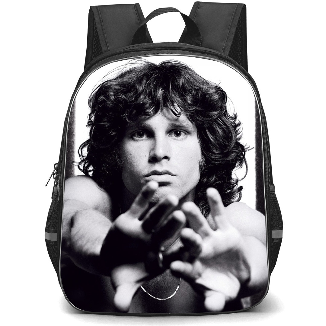 Jim Morrison Backpack School Bag StudentPack - Jim Morrison Stretching Arms Pose