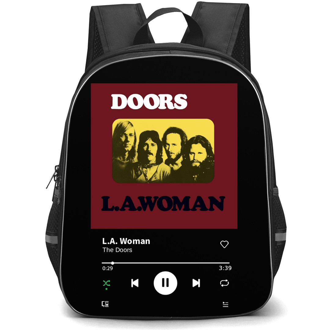 The Doors Backpack School Bag StudentPack - The Doors L.A. Woman Album Cover