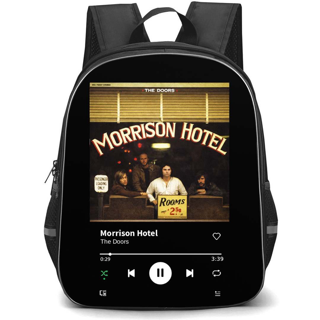 The Doors Backpack School Bag StudentPack - The Doors Morrison Hotel Album Cover