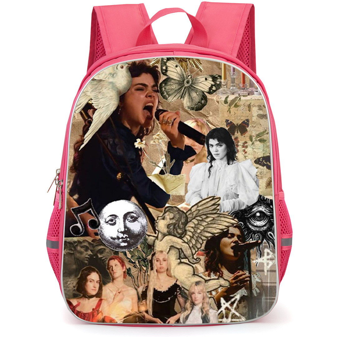 The Last Dinner Party Backpack School Bag StudentPack - The Last Dinner Party Retro Collage Poster