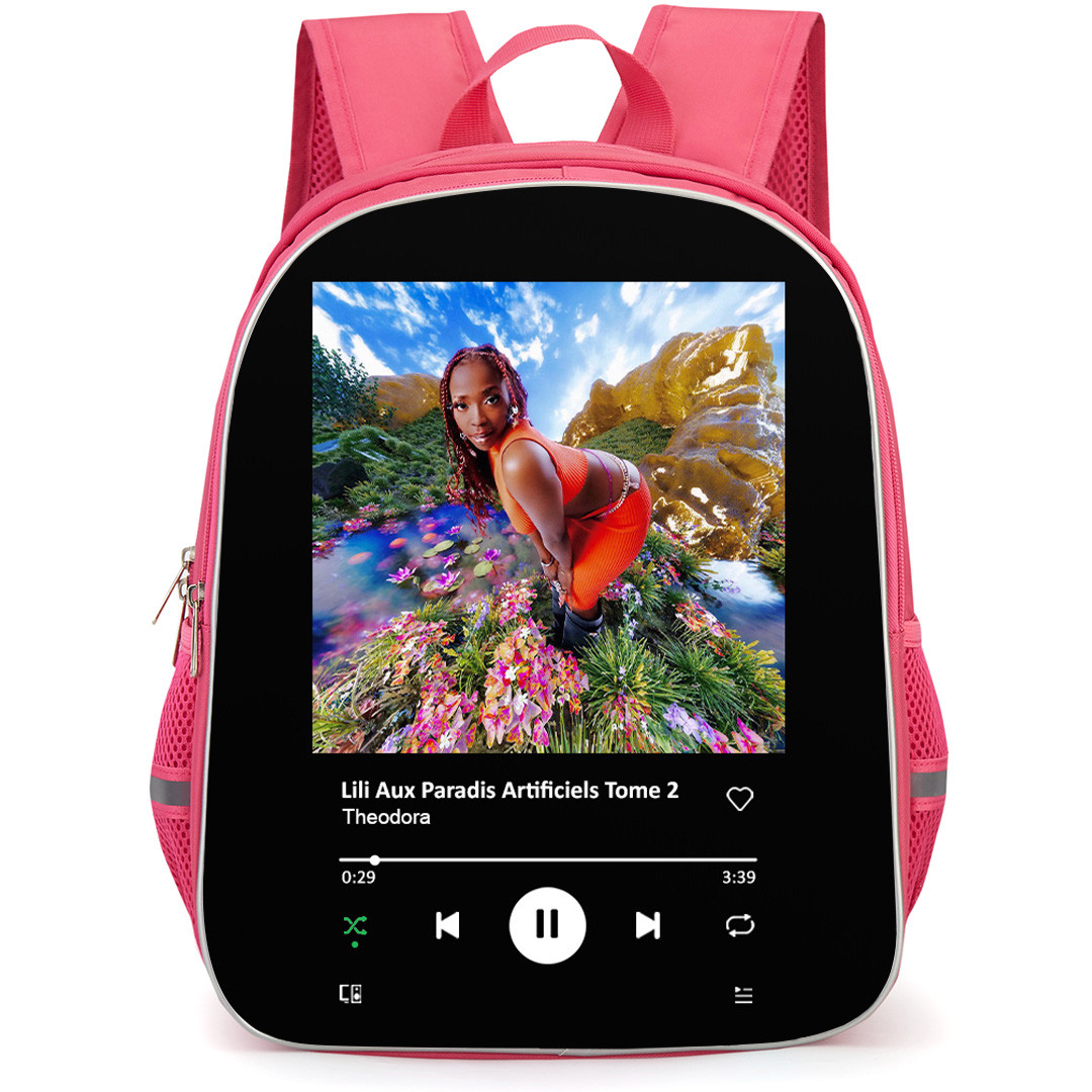 Theodora Backpack School Bag StudentPack - Theodora Lili Aux Paradis Artificiels Tome 2 Spotify Library Poster