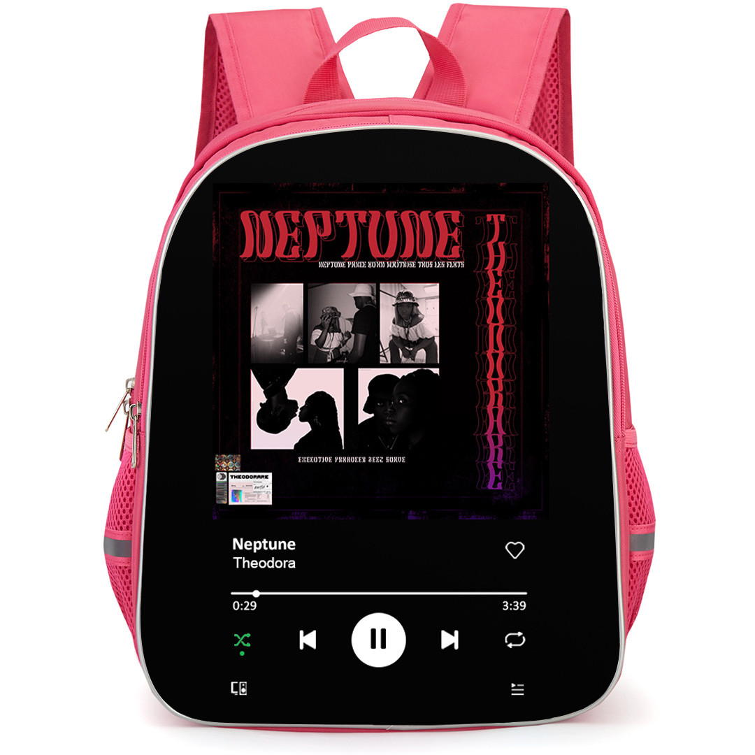 Theodora Backpack School Bag StudentPack - Theodora Neptune Spotify Library Poster