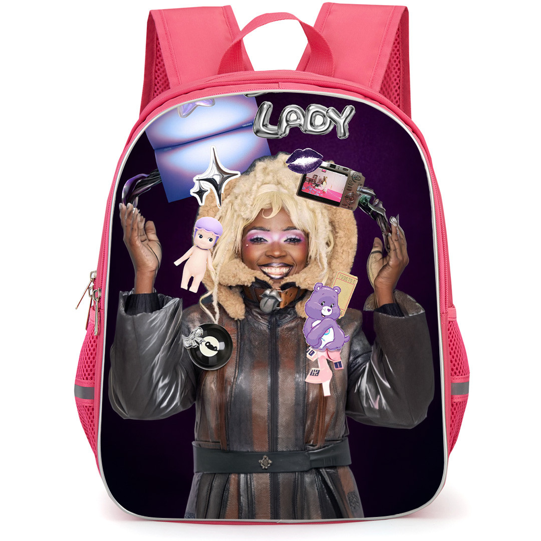 Theodora Backpack School Bag StudentPack - Theodora Plush Toys Boss Lady Collage Poster