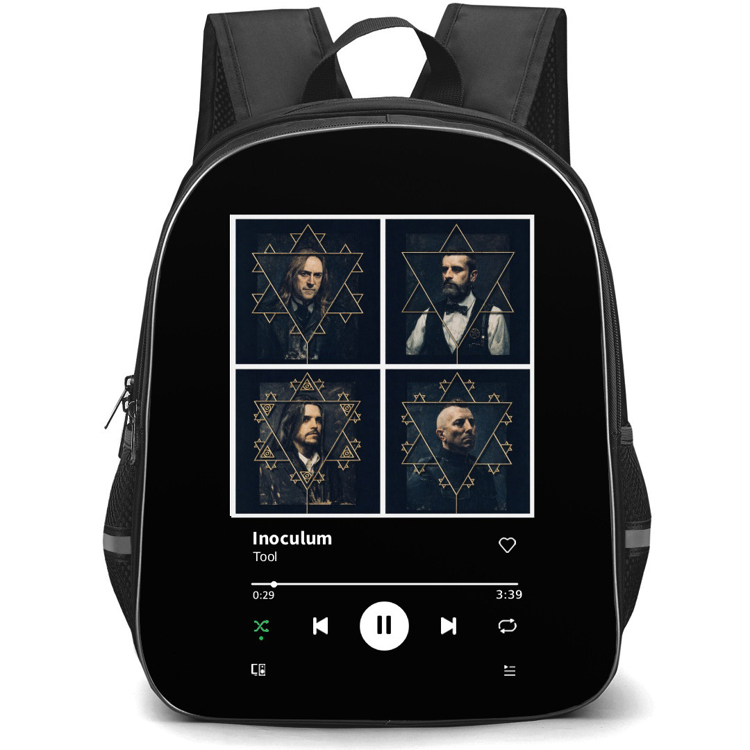 Tool Backpack School Bag StudentPack - Tool Fear Inoculum Vinyl Cover