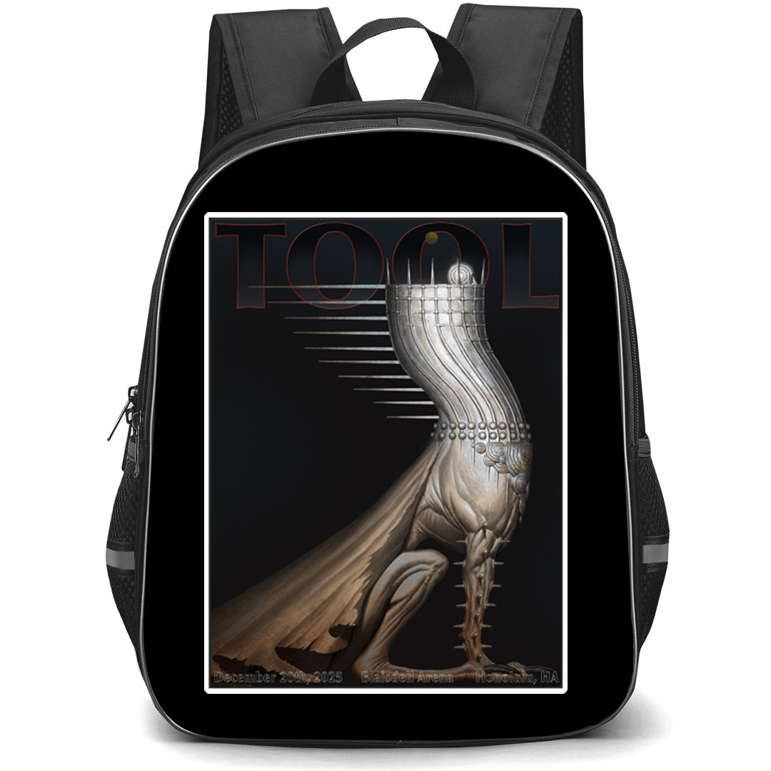 Tool Backpack School Bag StudentPack - Tool Honolulu Concert Poster