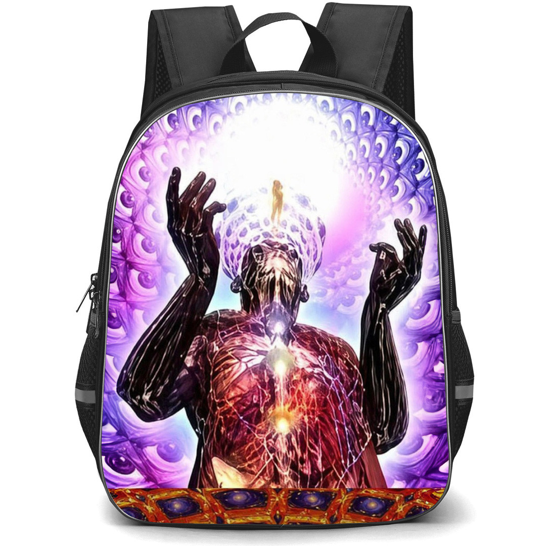 Tool Backpack School Bag StudentPack - Tool Parabola Music Video Psychedelic