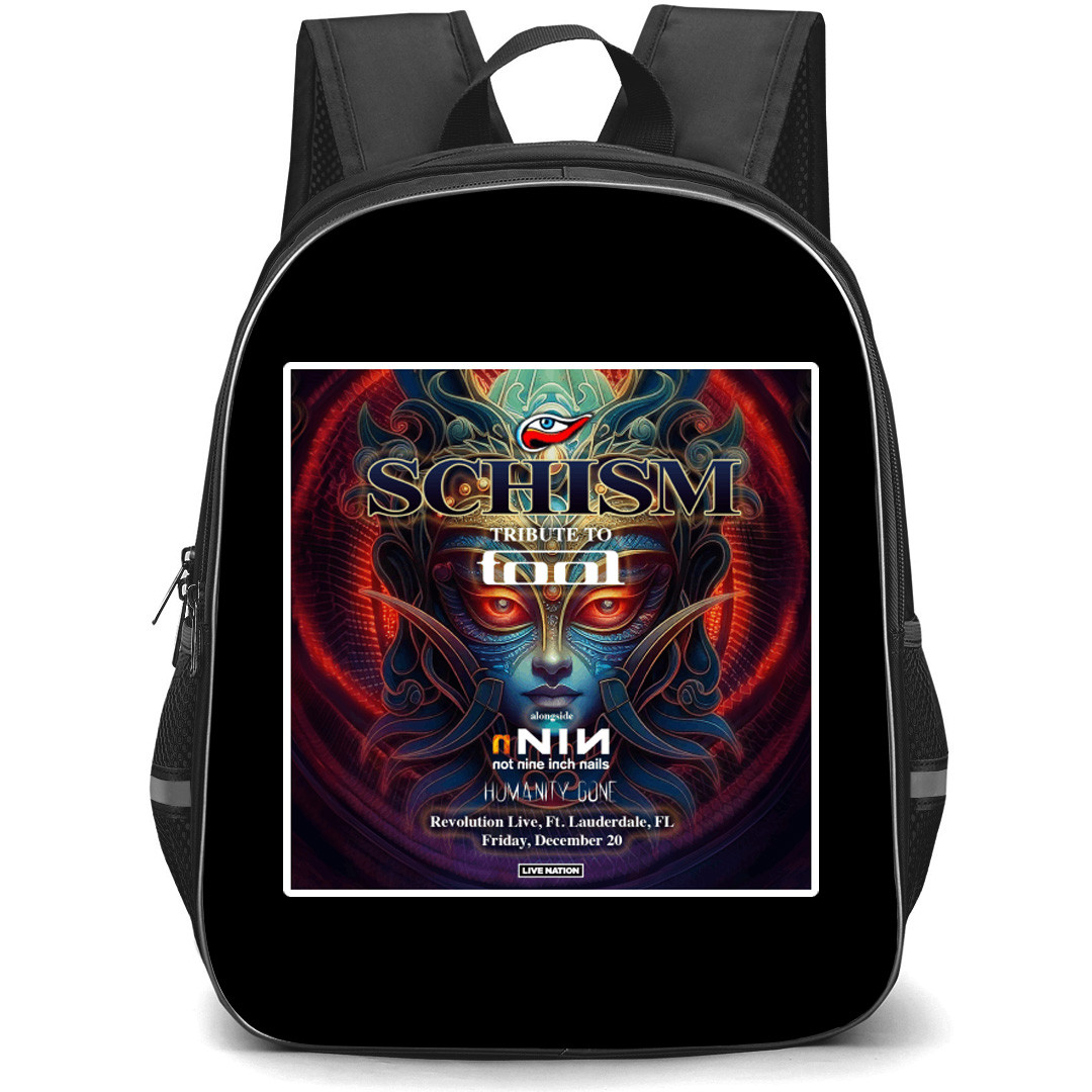 Tool Backpack School Bag StudentPack - Tool Schism Tribute Concert Poster