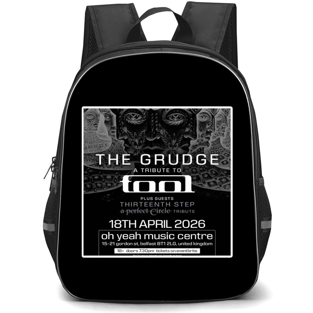 Tool Backpack School Bag StudentPack - Tool The Grudge Concert Poster