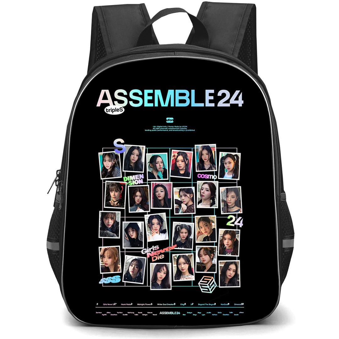 TripleS Backpack School Bag StudentPack - TripleS ASSEMBLE24 Girls Never Die Poster