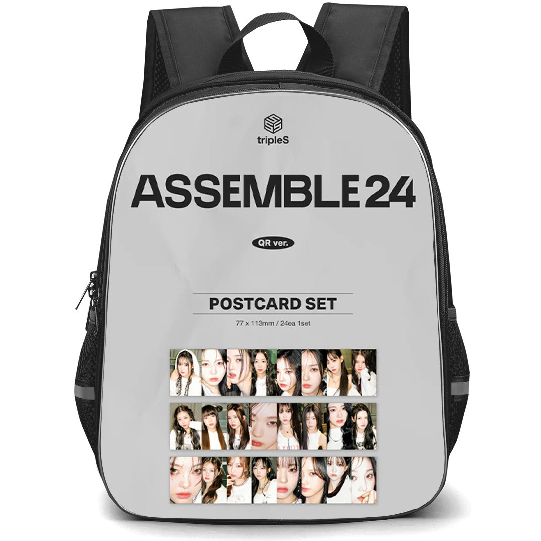 TripleS Backpack School Bag StudentPack - TripleS ASSEMBLE24 Postcard Set Cover Poster