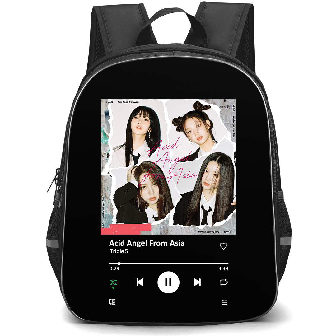 TripleS Backpack School Bag StudentPack - TripleS Acid Angel From Asia Album Spotify Library Poster