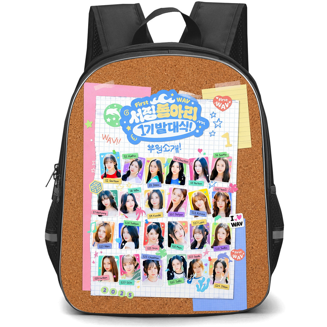 TripleS Backpack School Bag StudentPack - TripleS Korean Notice Board Poster