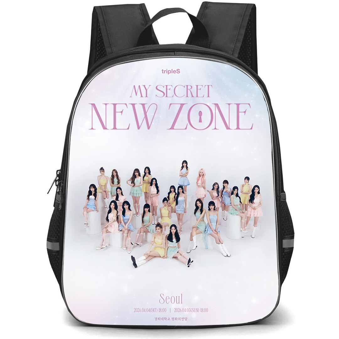 TripleS Backpack School Bag StudentPack - TripleS My Secret New Zone Seoul Tour Poster