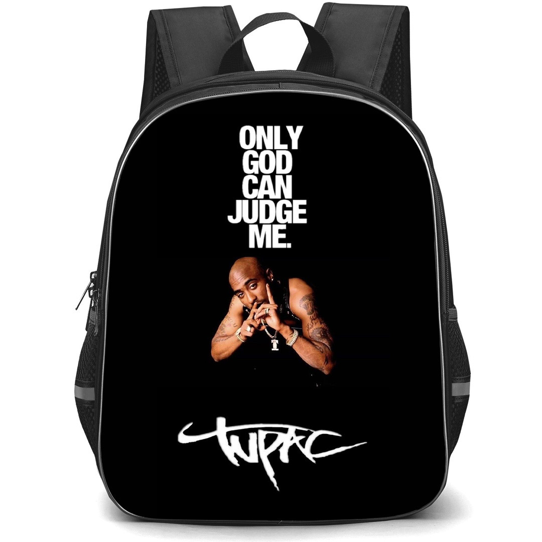 Tupac Shakur Backpack StudentPack - Tupac Shakur Only God Can Judge Me Poster