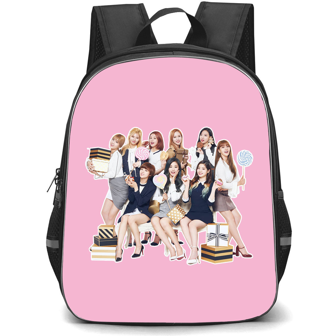 Twice Backpack StudentPack - Twice Girls Sitting Sticker