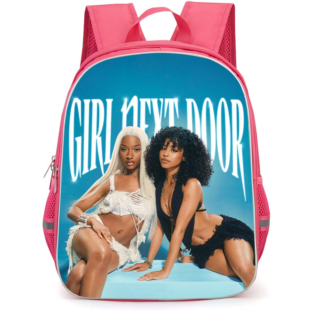 Tyla X Ayra Backpack StudentPack - Tyla X Ayra Starr Girl Next Door Music Square Video Sticker