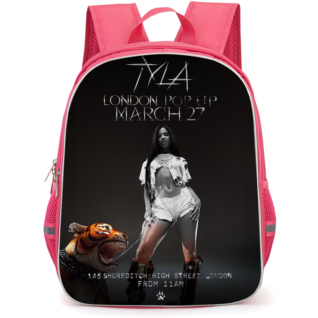 Tyla X Ayra Backpack StudentPack - Tyla London Pop Up Tour Grayscale Poster