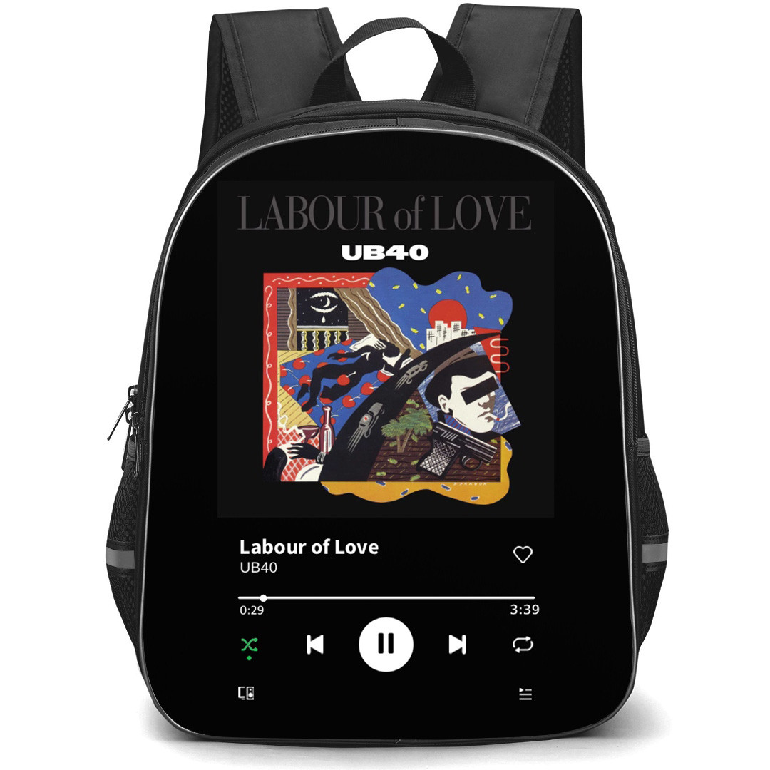 UB40 Backpack School Bag StudentPack - UB40 Labour Of Love Album Cover