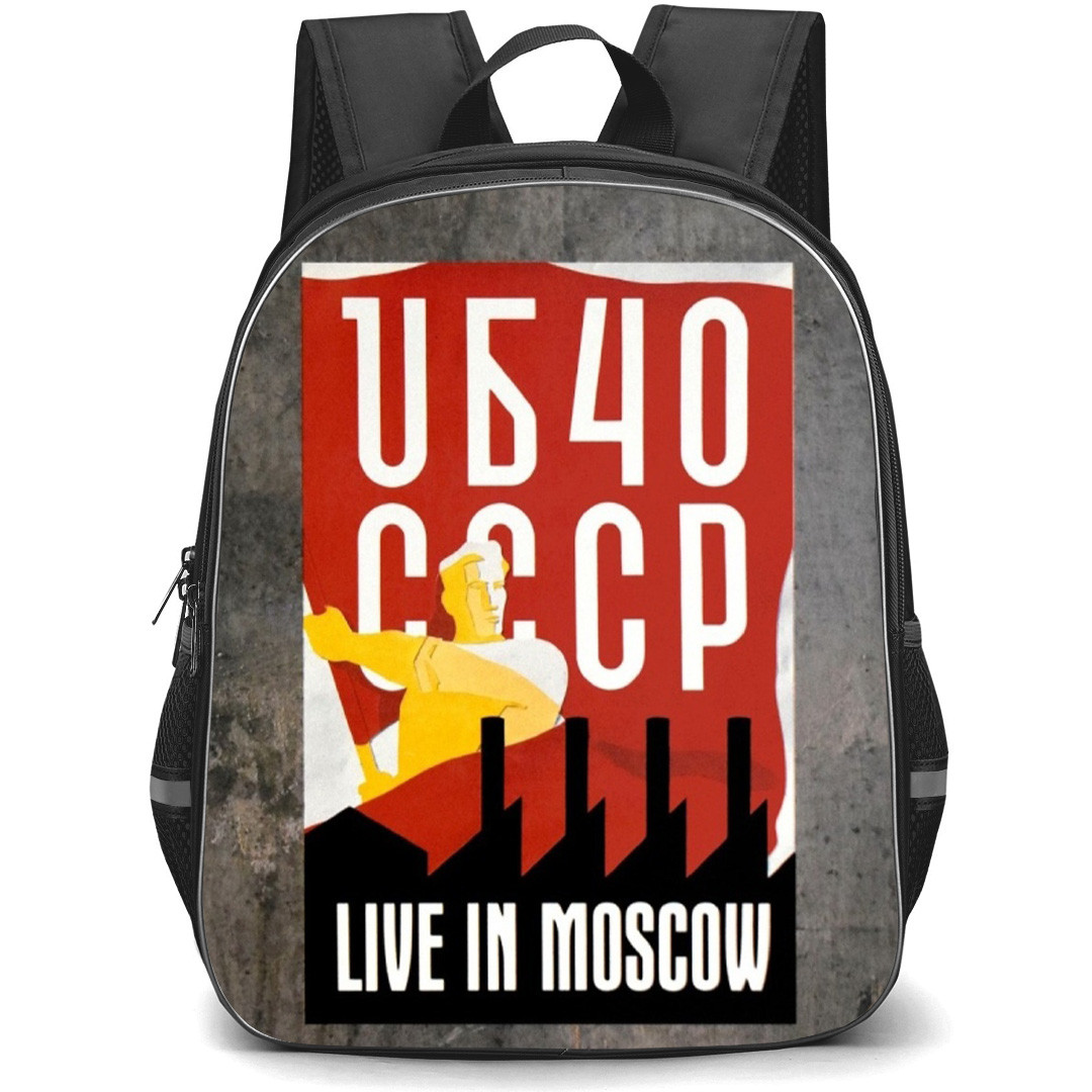 UB40 Backpack School Bag StudentPack - UB40 Live In Moscow Poster