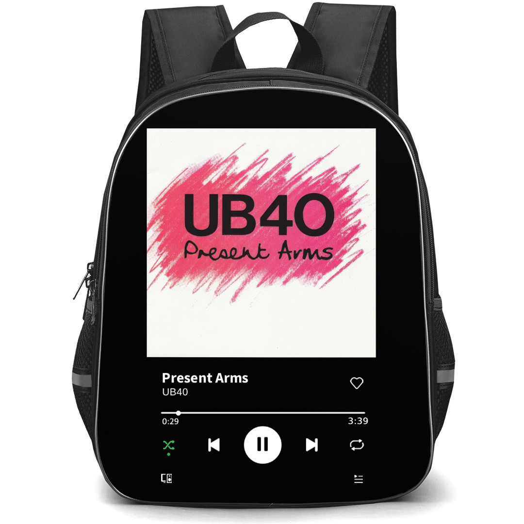 UB40 Backpack School Bag StudentPack - UB40 Present Arms Album Cover