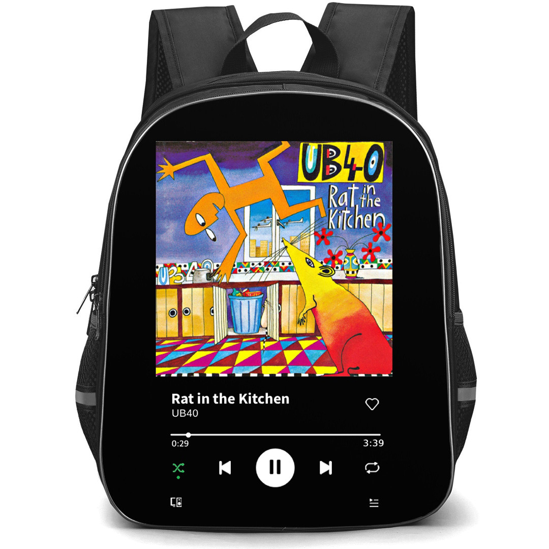 UB40 Backpack School Bag StudentPack - UB40 Rat In The Kitchen Album Cover