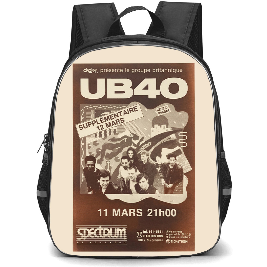 UB40 Backpack School Bag StudentPack - UB40 Spectrum De Montreal Poster