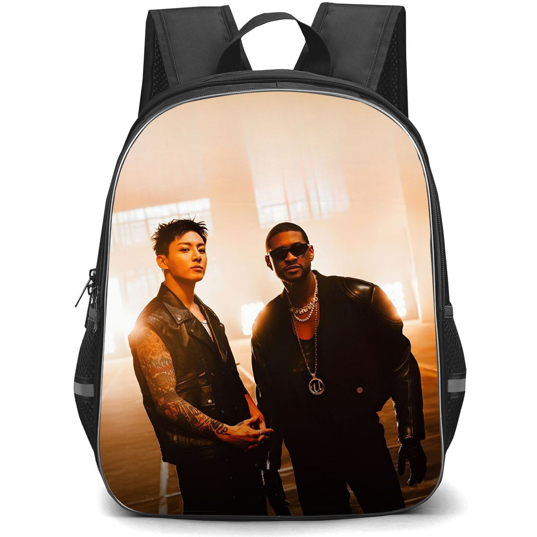 Usher Backpack StudentPack - Usher X Jungkook Standing Poster