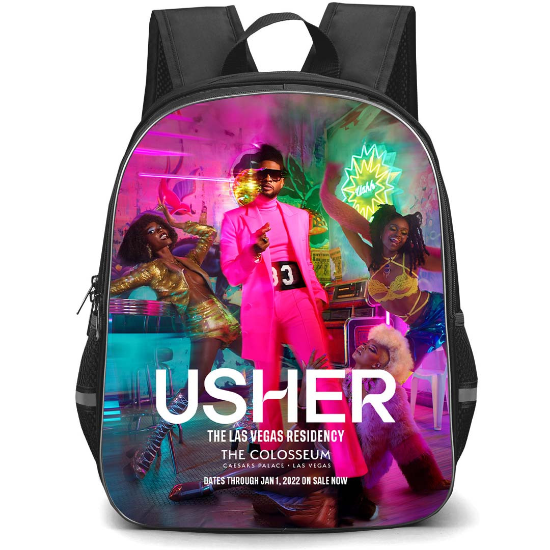 Usher Backpack StudentPack - Usher The Las Vegas Residency Show 2022 Poster