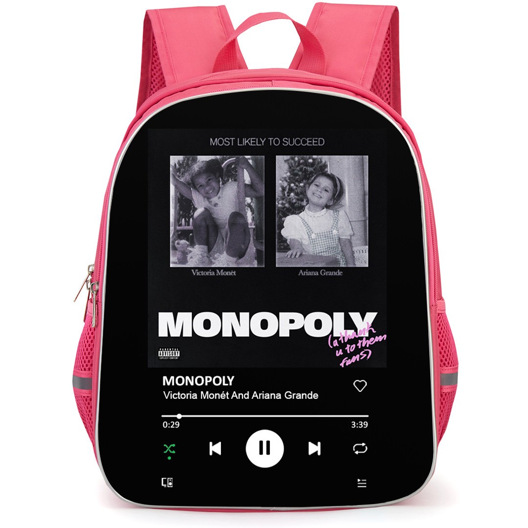 Victoria Monet Backpack School Bag StudentPack - Victoria Monet And Ariana Monopoly Cover Spotify Library Poster