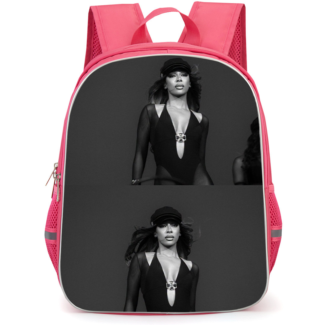 Victoria Monet Backpack School Bag StudentPack - Victoria Monet Black AND White Fashion Collage Poster