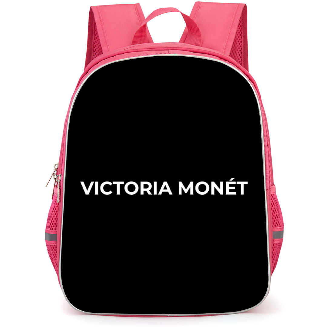 Victoria Monet Backpack School Bag StudentPack - Victoria Monet Text Logo Sticker