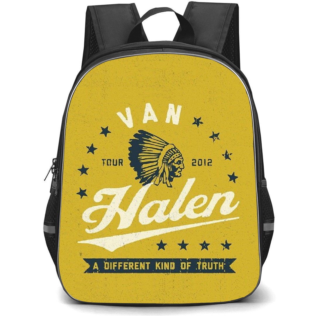 Van Halen Backpack School Bag StudentPack - Different Truth Quote Tribe Poster