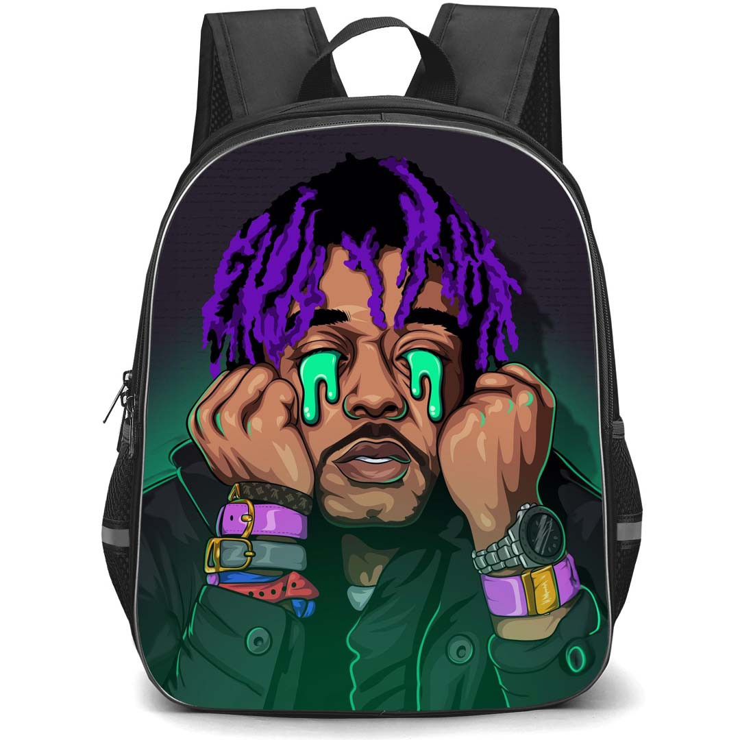 Lil Uzi Vert Backpack StudentPack - Lil Uzi Vert Cartoon Illustration Art