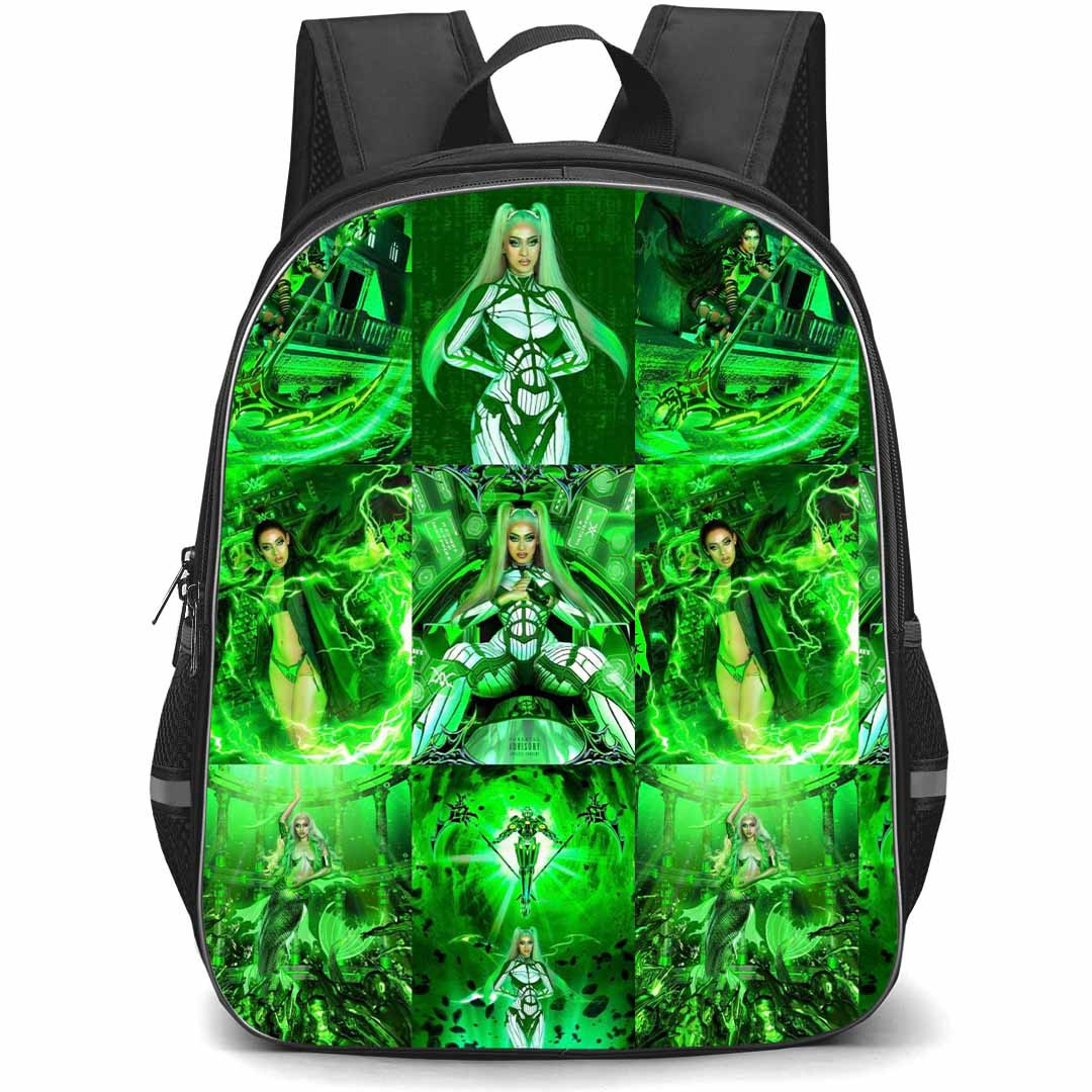Villano Antillano Backpack StudentPack - Villano Antillano LA SUBSTANCE X Album Poster