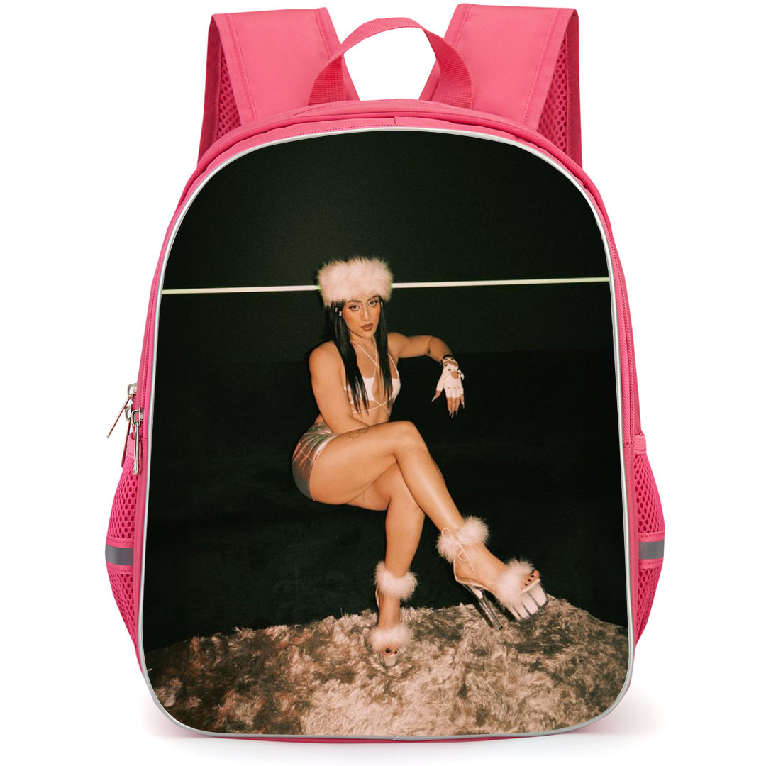 Villano Antillano Backpack StudentPack - Villano Antillano Sitting On A Sofa Poster